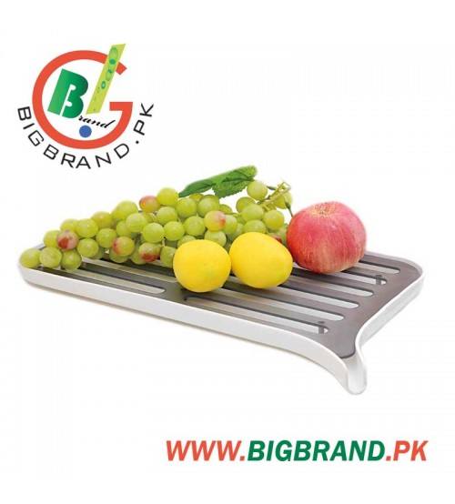 Plastic Dish Drainer Rack and Drain Board with Spout